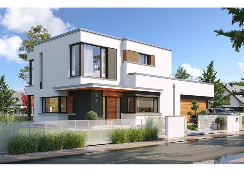 4 Bedroom 213 M2 Modern House Architectural Floor Plans 12m X 16m - 015