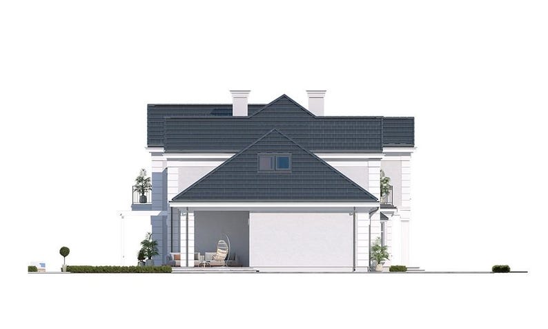 5 Bedroom House Plan with Pool, Loft & Garage | Modern Luxury Home Blueprint | PDF + CAD DWG image 13