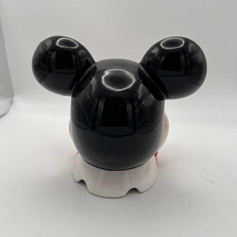 Disney Mickey Mouse Musical Music Box Figurine Enesco Porcelain Vintage Working image 4