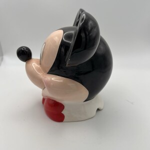 Disney Mickey Mouse Musical Music Box Figurine Enesco Porcelain Vintage Working image 3