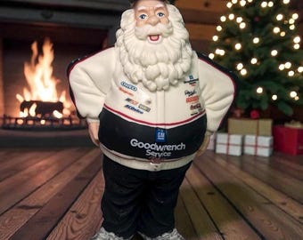 Goodwrench  Dale Earnhardt 3 2005 NASCAR  Santa Clause Collectible Figurine *See