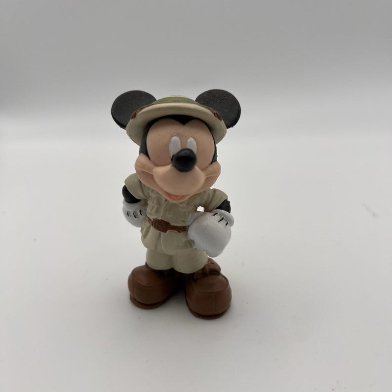 Vintage Disney Mickey Mouse Safari Explorer PVC Figure, 3 1/4" image 2