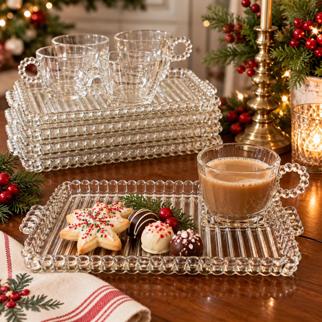 Luncheon Sets Vintage Glass - Etsy