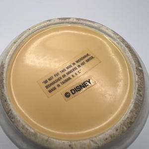 Vintage Disney Mickey Mouse Club Standard 3.5" Collectible Music Notes Mug image 3