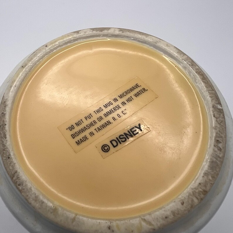 Vintage Disney Mickey Mouse Club Standard 3.5" Collectible Music Notes Mug image 3