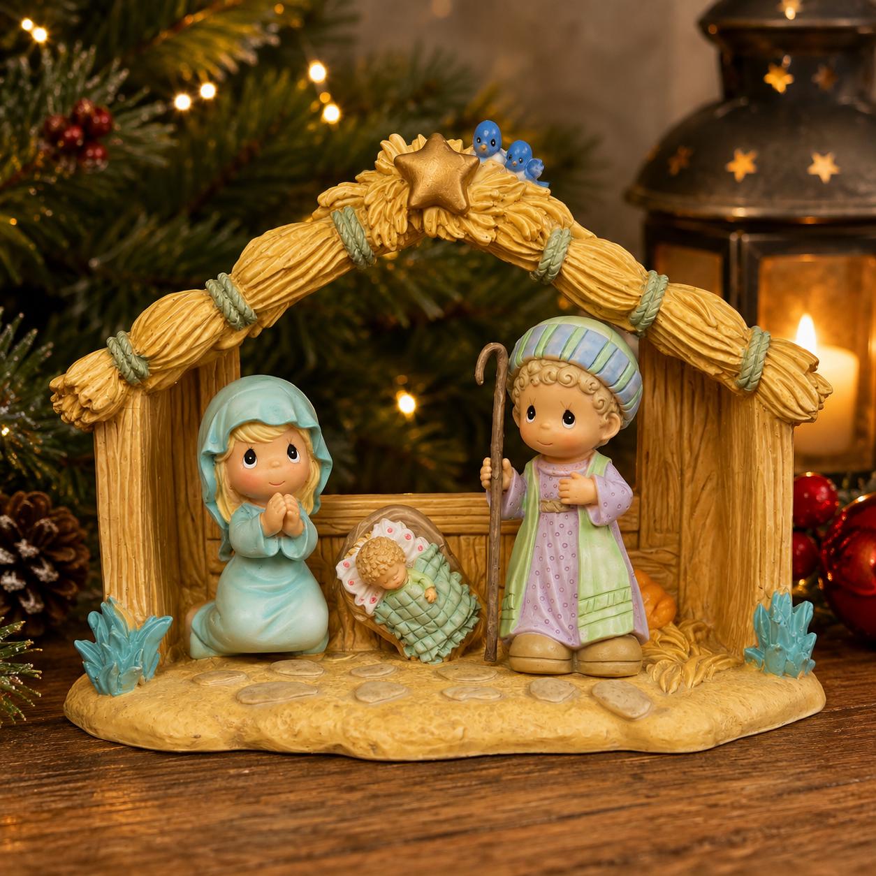 Vintage Precious Moments Nativity Set - Etsy