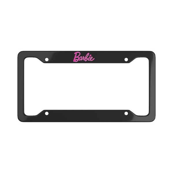 Barbie License Plate Frame - Etsy