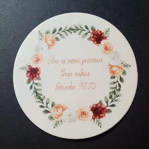 Proverbs 31 Sticker, Proverbs 31 Woman gift, Faith Sticker, 3 inch Sticker