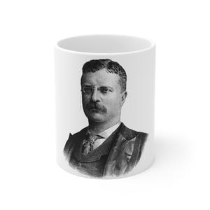 Theodore Roosevelt Mug | USA President Mug | USA History Merch