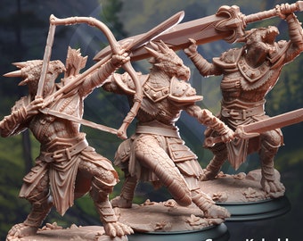 Green Kobolds of Midorius - Adventure Continues - DMStash 3D Printed Miniatures - 32mm Scale