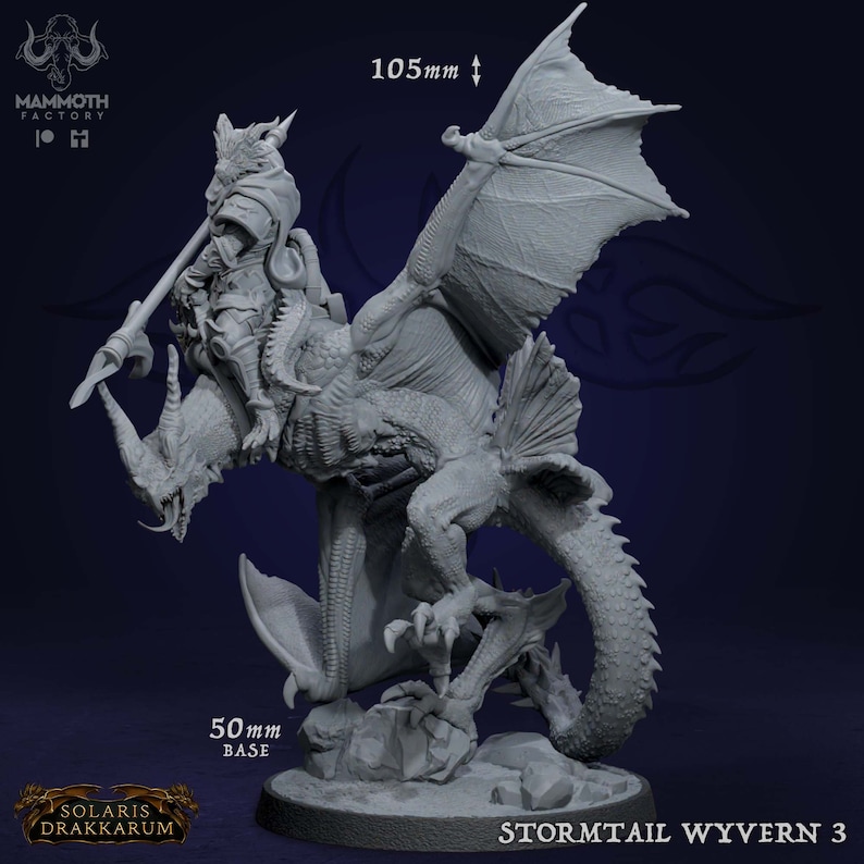 Stormtail Wyvern Riders Solaris Drakarum Mammoth Factory 3D Printed stormtail-wyvern-riders-solaris-drakarum-mammoth-factory-3d-printed