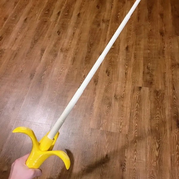 Retractable Toy Sword - Banana - 3D Printed Filament Toy