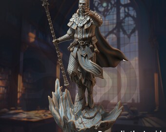 Barandir the Lucid, Headmaster - University of Ardris - DMStash 3D Printed Miniature - 32mm Scale