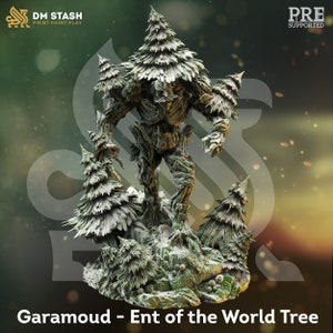 Garamoud, Ent of the World Tree - Fire and Fey - DMStash 3D Printed Miniature - 32mm Scale