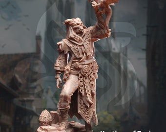 Karthys of Zezima, Dragon Cultist - Adventure Continues - DMStash 3D Printed Miniature - 32mm Scale