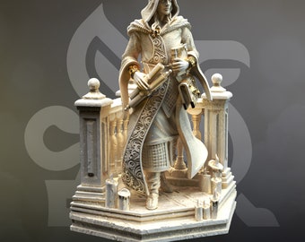 Tharanais, Prince of Wisdom - Divine Awakening - DMStash 3D Printed Miniature - 32mm Scale
