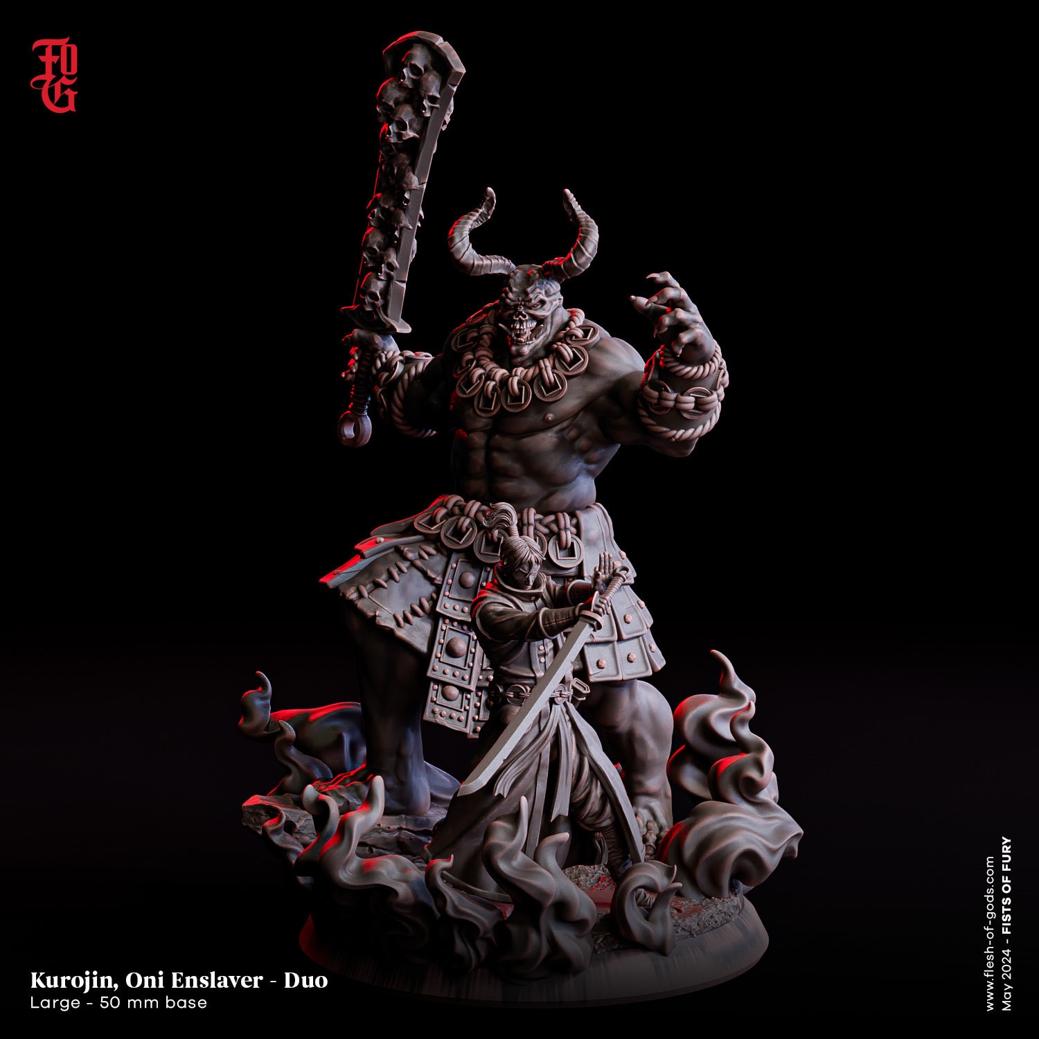 Kurojin, Oni Enslaver Duo - Fists of Fury - Flesh of Gods 3D