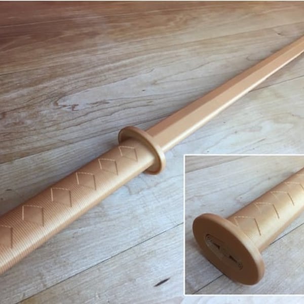 Retractable Toy Sword - Katana - 3D Printed Filament Toy