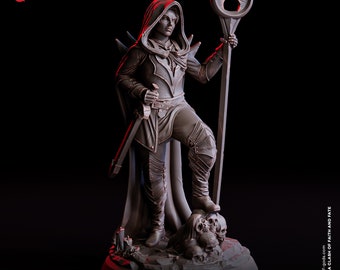 Strix, Queen's Shadow - A Clash of Faith & Fate - Flesh of Gods 3D Printed Miniature - 32mm Scale