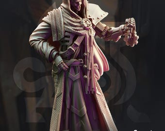 Senetus, The Old One - Cogs of Revolution - DMStash 3D Printed Miniature - 32mm Scale