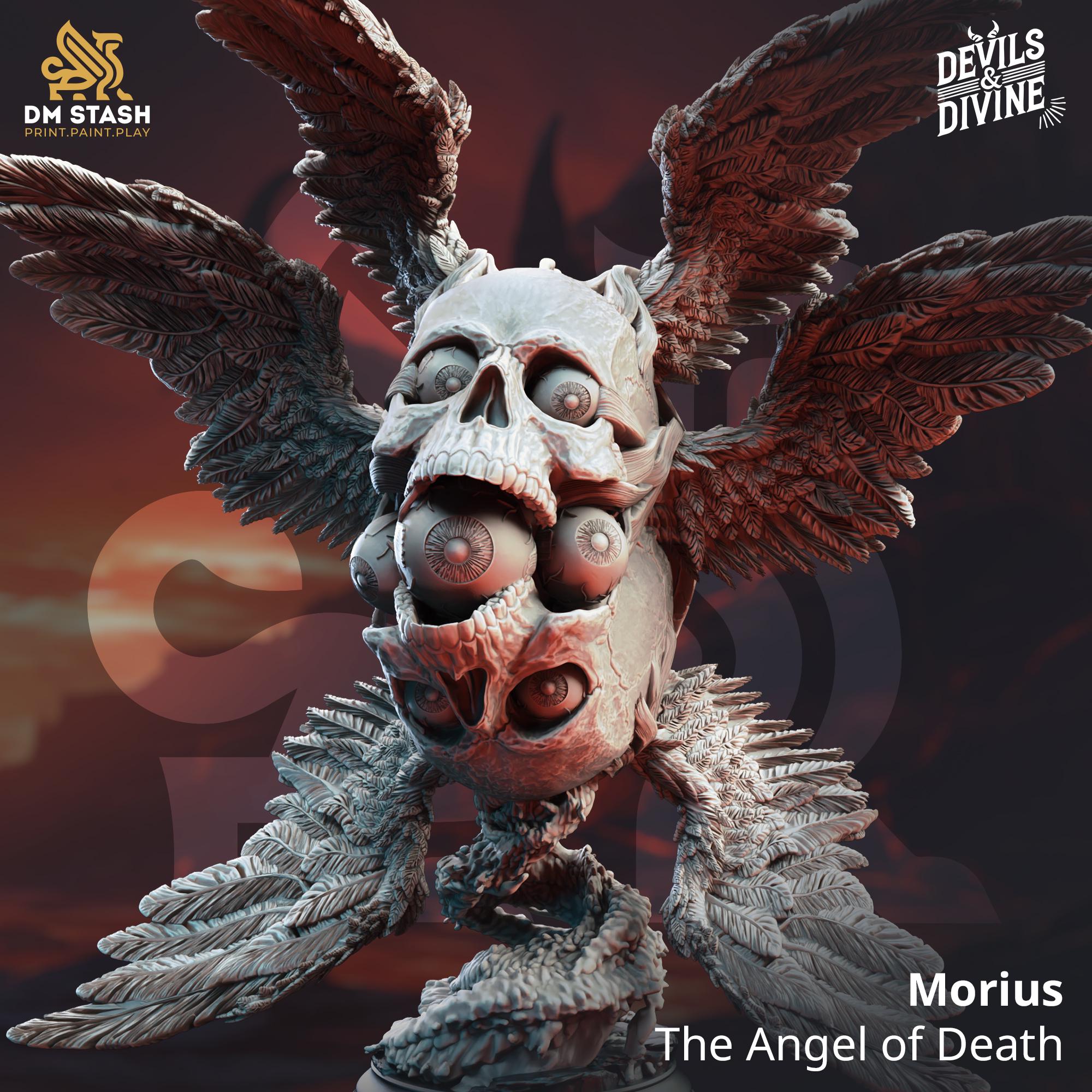 Morius, the Angel of Death - Devils & Divine - Dmstash 3D Printed