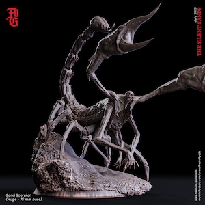 Sand Scorpion - The Silent Sands - Flesh of Gods 3D Printed Miniature - 32mm Scale