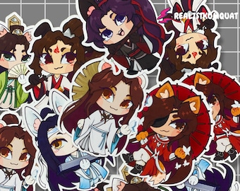 MXTX Animal Chibi Stickers