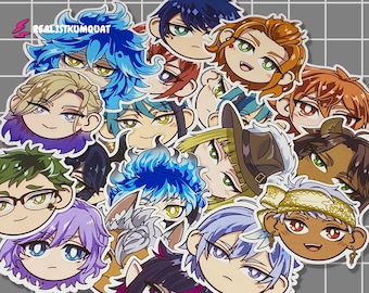 Twisted Wonderland Chibi Stickers