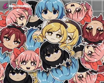 Madoka Magica Chibi Stickers