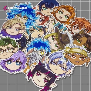 Twisted Wonderland Chibi Stickers