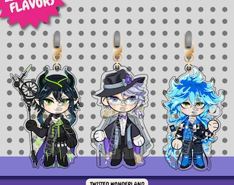 Twisted Wonderland Dorm Outfit Acrylic Keychains