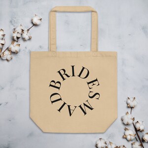 Organic Cotton Twill Hen Party Tote Bag - &#39;Bridesmaid&#39;
