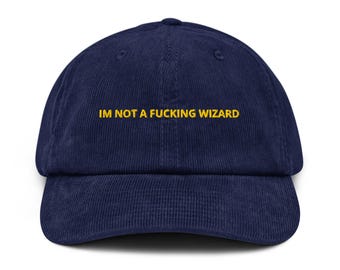 I'm Not a F*cking Wizard"-muts van koord – geïnspireerd door Theo Von