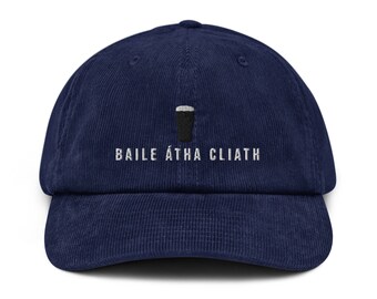 Baile Átha Cliath Dublin Corduroy hat