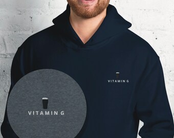Sweat à capuche brodé Vitamin G Love