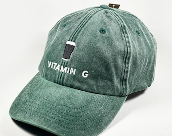 Vitamin G-tvättad bomullsmössa – Fars dag-huvudbonad