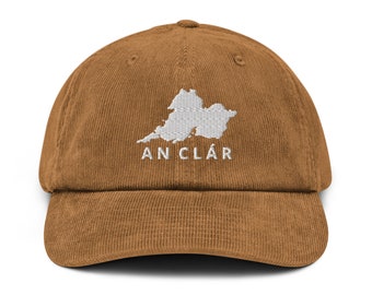 Chapeau de papa en velours côtelé Clare - An Clár - Ireland County Hats