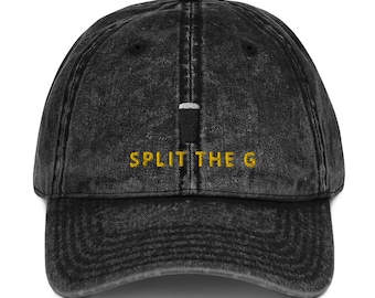Split the G - Gold Thread - Vintage Dad Hat