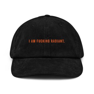 Radiant Rebel Corduroy Cap - Boldly Vibrant