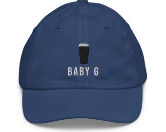 Baby G Kids' Embroidered Baseball Cap - Playful Stout-Themed Hat
