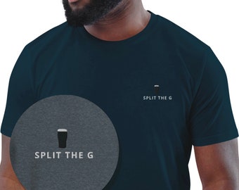 Split the G Stout Challenge Men's Organic Cotton Tee