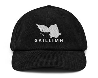 Galway Corduroy Dad Hat - Gaillimh - Ireland County Hat