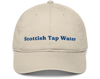 Gorra clásica de papá con bordado de agua del grifo escocés