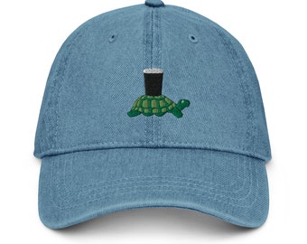 Vintage Stout Tortoise - Denim Hat