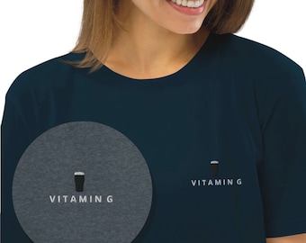 Camiseta de algodón orgánico para mujer Amante de la vitamina G