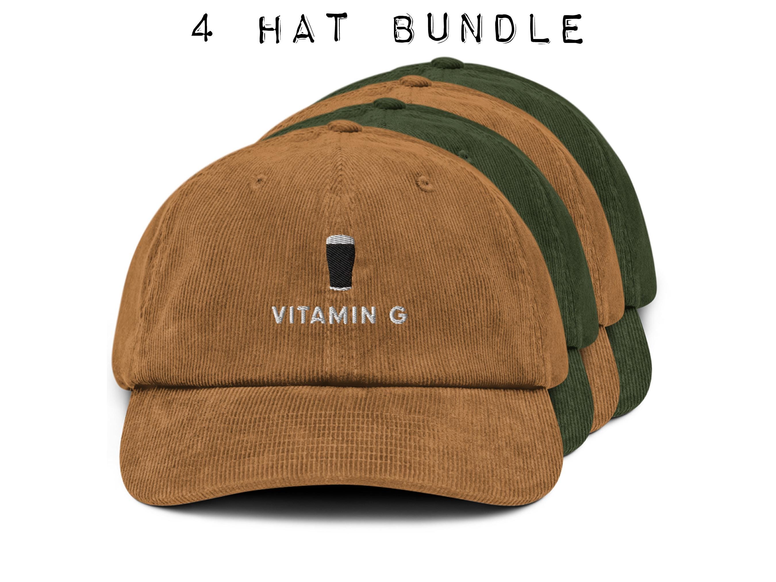 Vitamin G Corduroy Hat Set of Stout Hats for St Patricks Day