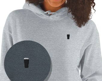 Stout Love Embroidered Pint Cozy Hoodie