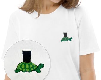Women's Vintage Stout Tortoise Organic Cotton T-shirt