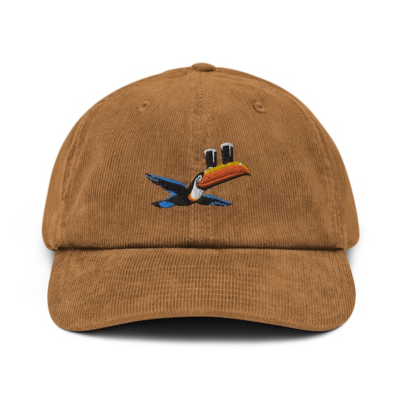 Corduroy Guinness Toucan Embroidered Hat 