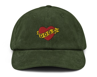 Puppy Love DOGS Heartfelt Corduroy hat